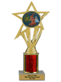Budget Science Column Insert Trophy