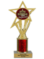 Budget Star Performer Column Insert Trophy