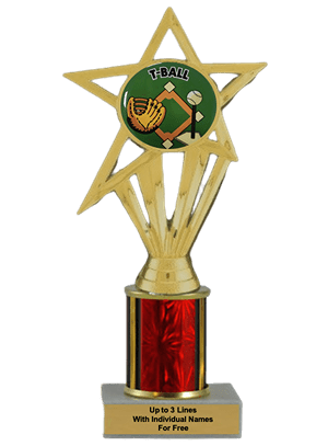 Budget T-Ball Column Insert Trophy