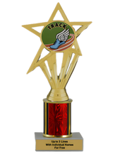 Budget Track Column Insert Trophy