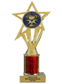 Budget Volunteer Column Insert Trophy