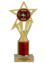 Budget Volunteer Firefighter Column Insert Trophy