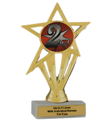 Budget 2nd Place Insert Trophy