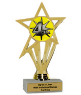 Economy Participation Insert Trophy - 4th Place
