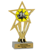Economy Participation Insert Trophy - 4th Place