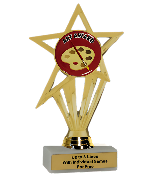 Economy Participation Insert Trophy - Art