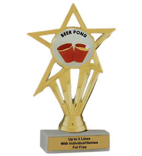 Budget Beer Pong Insert Trophy
