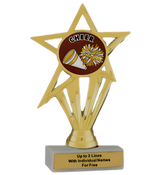 Budget Cheerleading Insert Trophy
