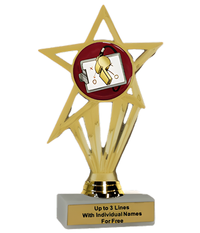 Economy Participation Insert Trophy - Coach