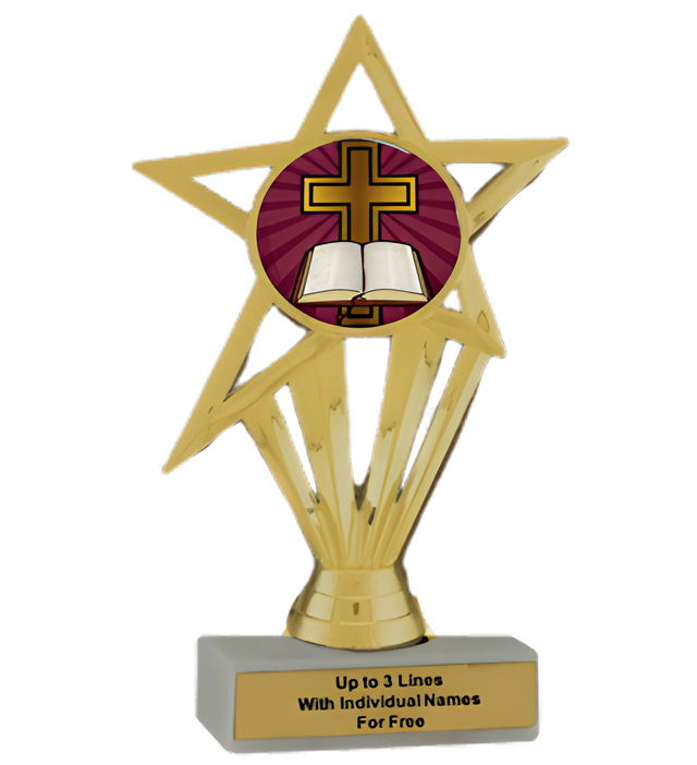 Budget Religious Cross Insert Trophy
