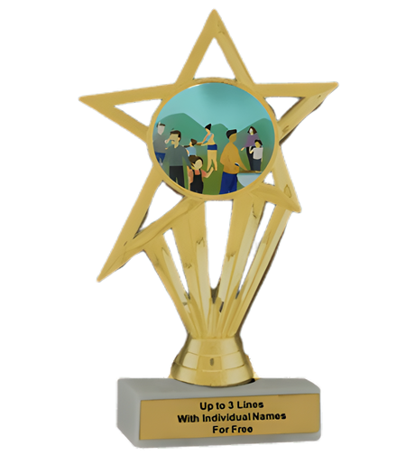 Budget Family Reunion Insert Trophy