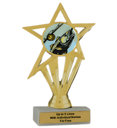 Budget Fishing Insert Trophy