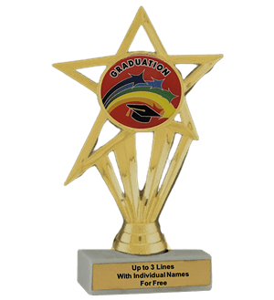 Budget Graduation Insert Trophy