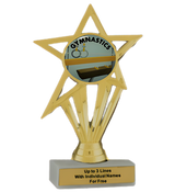 Budget Gymnastics Insert Trophy