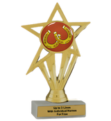 Budget Horseshoes Insert Trophy