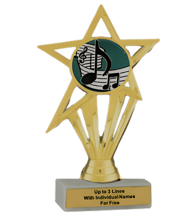 Budget Music Insert Trophy
