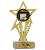 Budget Perfect Attendance Insert Trophy