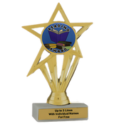 Budget Reading Insert Trophy
