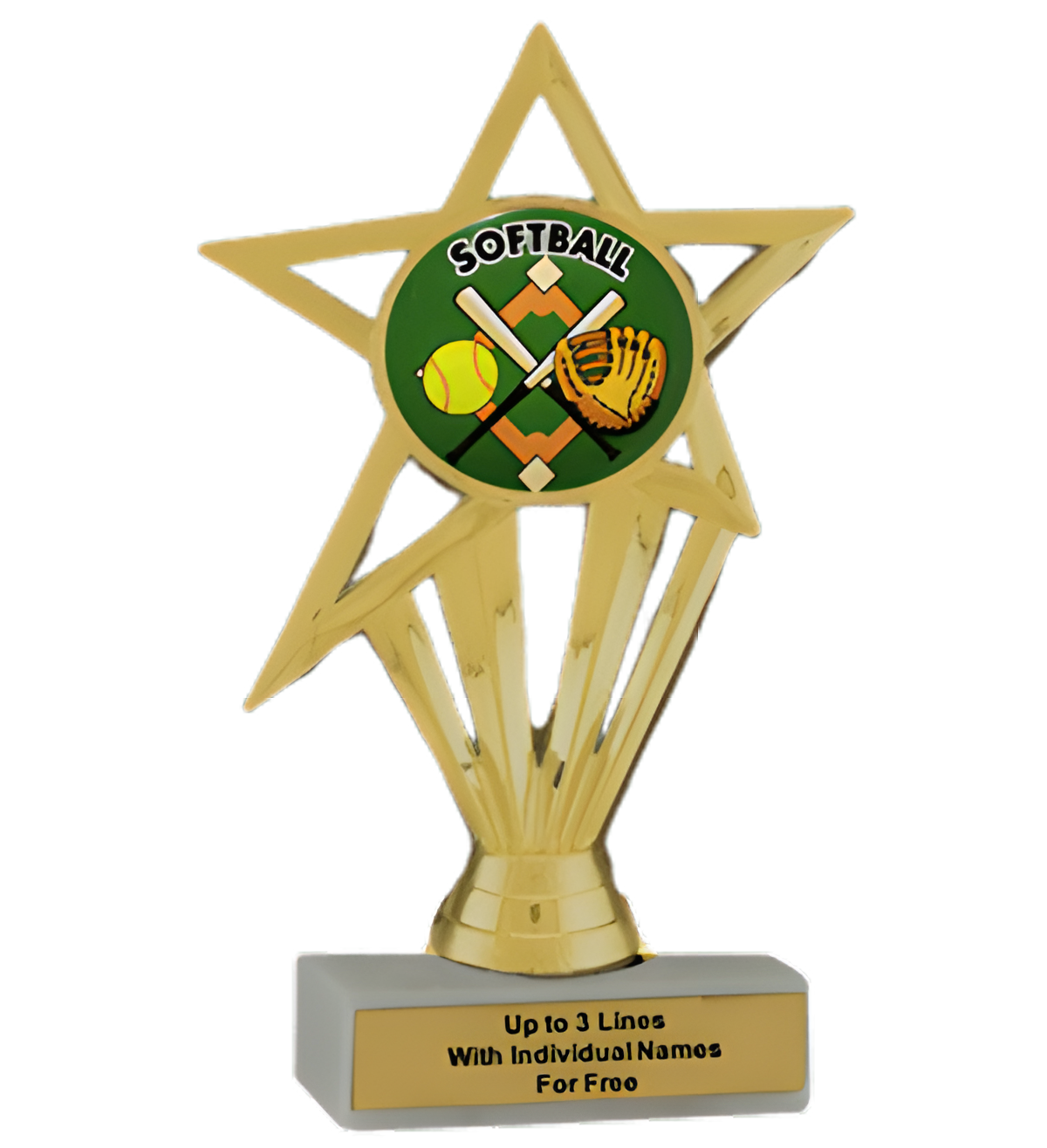 Budget Softball Insert Trophy