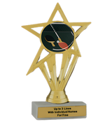 Budget Table Tennis Insert Trophy