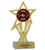Budget Volunteer Firefighter Insert Trophy