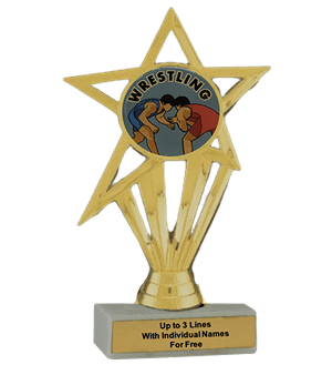 Budget Wrestling Insert Trophy