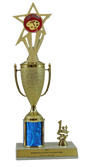 Elite Art 1st, 2nd and 3rd Place Award Cup & Column Trophy with Insert