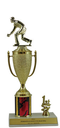 Elite Bocce Ball 1st, 2nd and 3rd Place Award Cup & Column Trophy