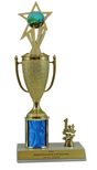 Elite Camp 1st, 2nd and 3rd Place Award Cup & Column Trophy with Insert