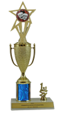 Elite Drama 1st, 2nd and 3rd Place Award Cup & Column Trophy with Insert