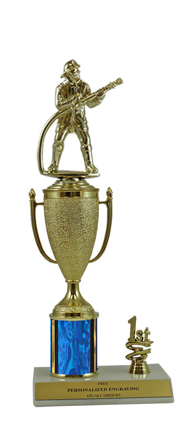 Elite Firefighter 1st, 2nd and 3rd Place Award Cup & Column Trophy