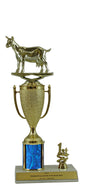 Elite Goat 1st, 2nd and 3rd Place Award Cup & Column Trophy