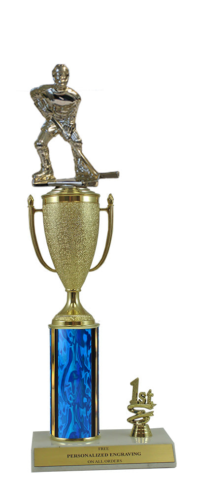 Elite Hockey 1st, 2nd and 3rd Place Award Cup & Column Trophy
