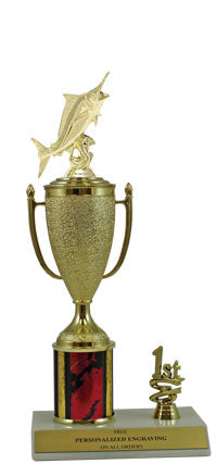 Elite Marlin Fish 1st, 2nd and 3rd Place Award Cup & Column Trophy