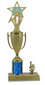 Elite Math 1st, 2nd and 3rd Place Award Cup & Column Trophy