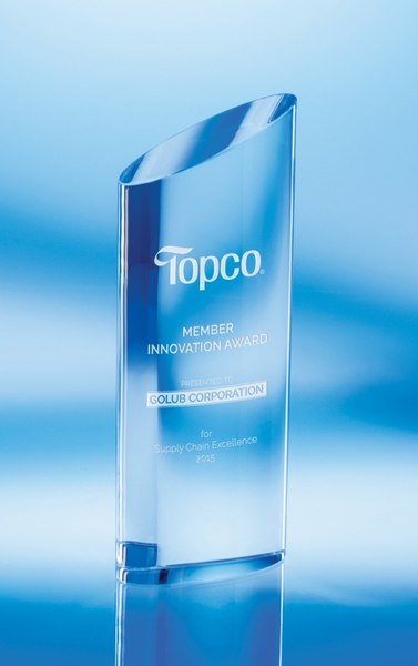 Elliptico Crystal Sales / Service Award