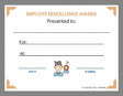 Employee Award Certificate - Free Template