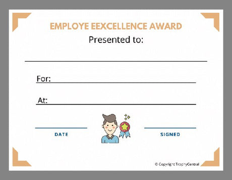 Employee Award Certificate - Free Template