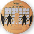 Employee Of The Month Medal Insert (Etched)