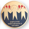 Employee Performance Award Medal Insert (Etched)
