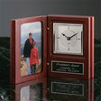 Engraved Gift Clock w/Photo Holder