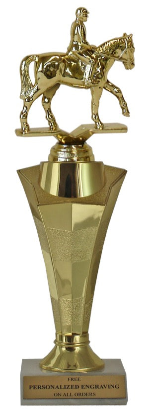 Equestrian Star Column Trophy