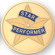 Star Performer Medal Insert (Etched, 518367)