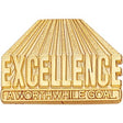 Excellence - A Worthwhile Goal Lapel Pin