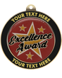 Excellence Insert Medal with Personalized Rim