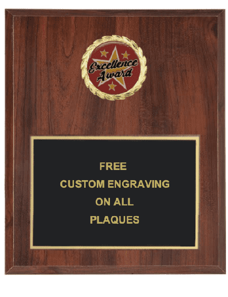 Excellence Insert Plaque