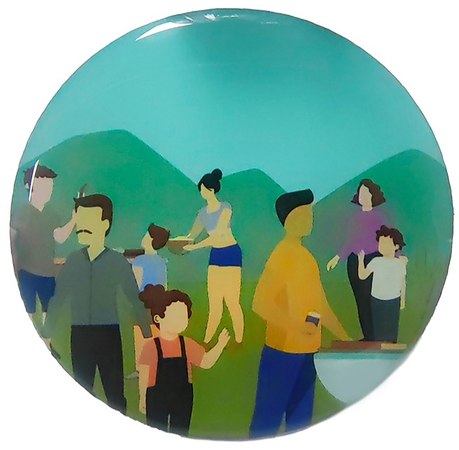 Family Reunion 2" Epoxy Insert