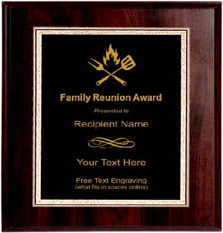 Family Reunion Plaque
