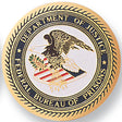 Federal Bureau Of Prisons Medal Insert (Etched)
