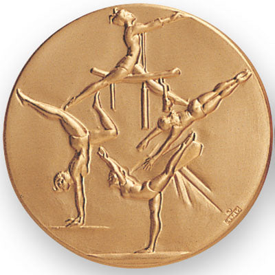 Girls' Gymnastics "All-Events" Litho Medal Insert